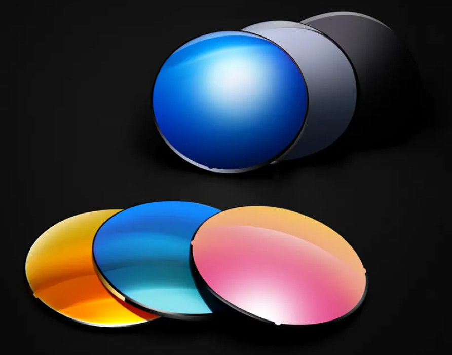 Filtros de vidrio óptico redondo personalizables Filtros de vidrio de colores para la separación de colores